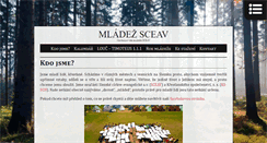 Desktop Screenshot of mladez.sceav.cz