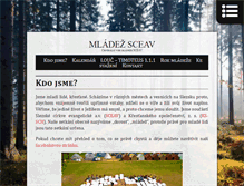 Tablet Screenshot of mladez.sceav.cz
