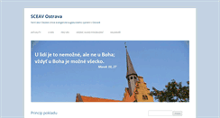 Desktop Screenshot of ostrava.sceav.cz